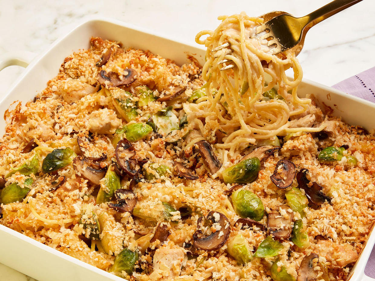 Recipe Thanksgiving Leftovers Turkey Tetrazzini CBS News