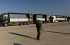 Humanitarian Aid Efforts At Erez West Crossing 