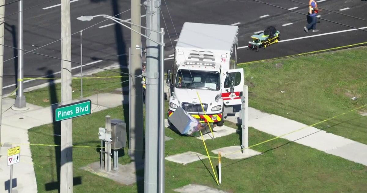 Multi-vehicle crash involving rescue vehicle closes part of Pines Boulevard