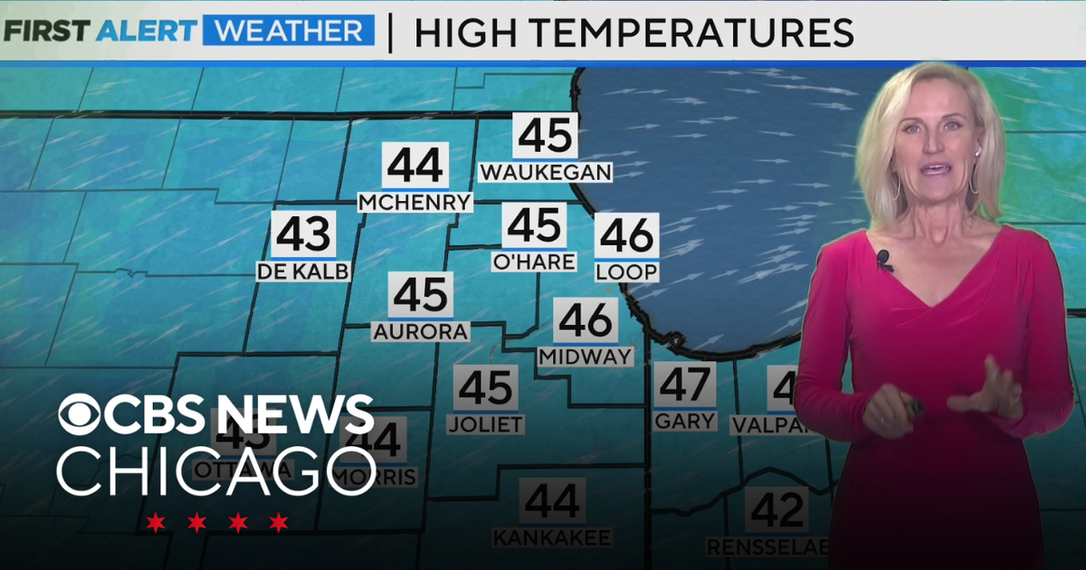 Mostly cloudy with mid-40s for highs in Chicago - CBS Chicago