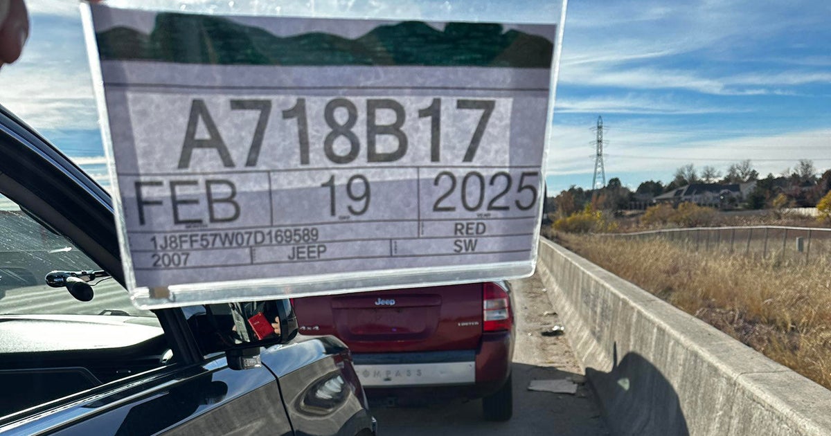 Colorado DMV issues fake temporary license plates warning