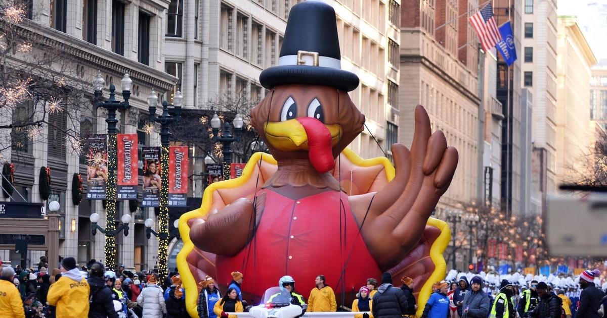 Macy's Thanksgiving Day balloons inflate ahead of the parade