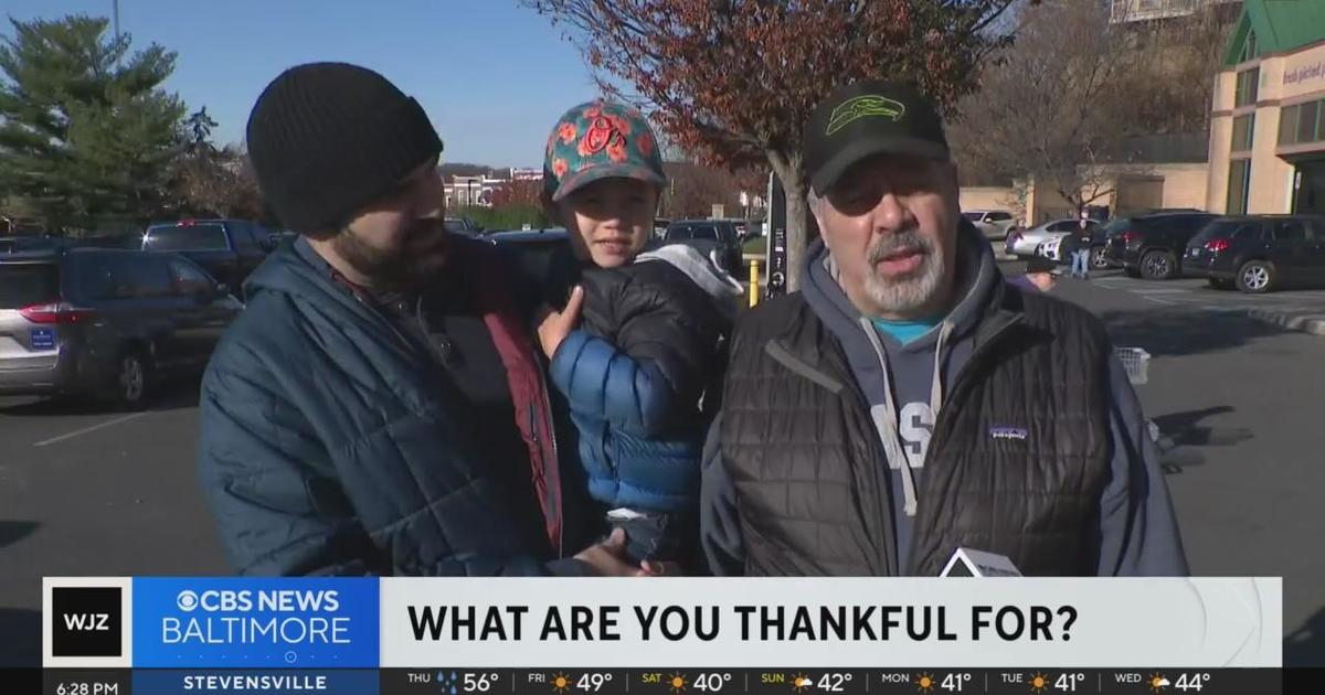 What are you thankful for? Maryland residents respond