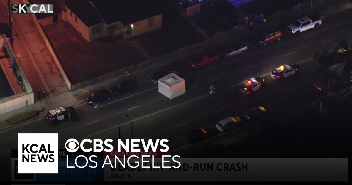 Pedestrian killed by hit-and-run driver in Arleta - CBS Los Angeles