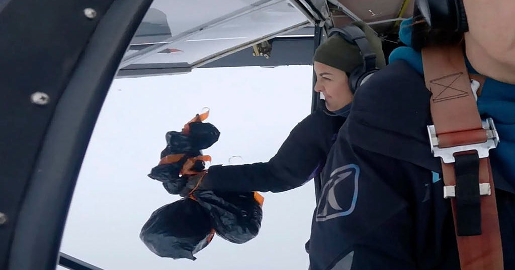 Pilot in Alaska air drops turkeys for residents in remote homes who can't run out to a grocery store