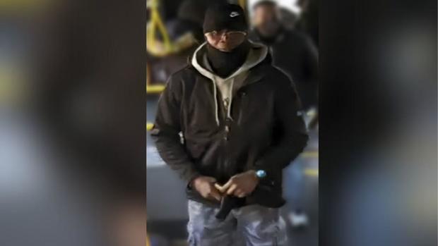 Baltimore Police are searching for a suspect involved in a shooting on a city bus in downtown Baltimore that left a man dead on Saturday, Nov. 30, 2024. 