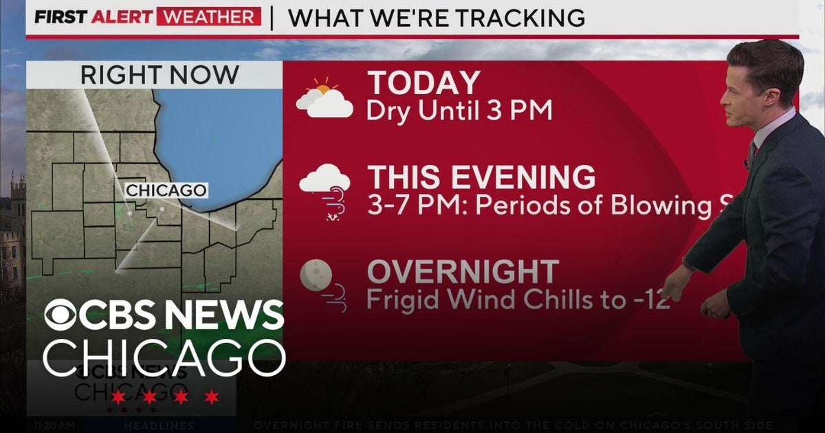 Blowing snow possible Wednesday evening in Chicago; temps to plunge ...