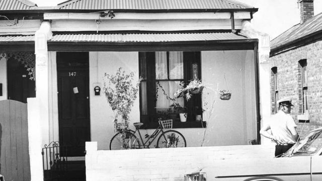 The house in Easey Street, Collingwood, where the bodies of two young women were 