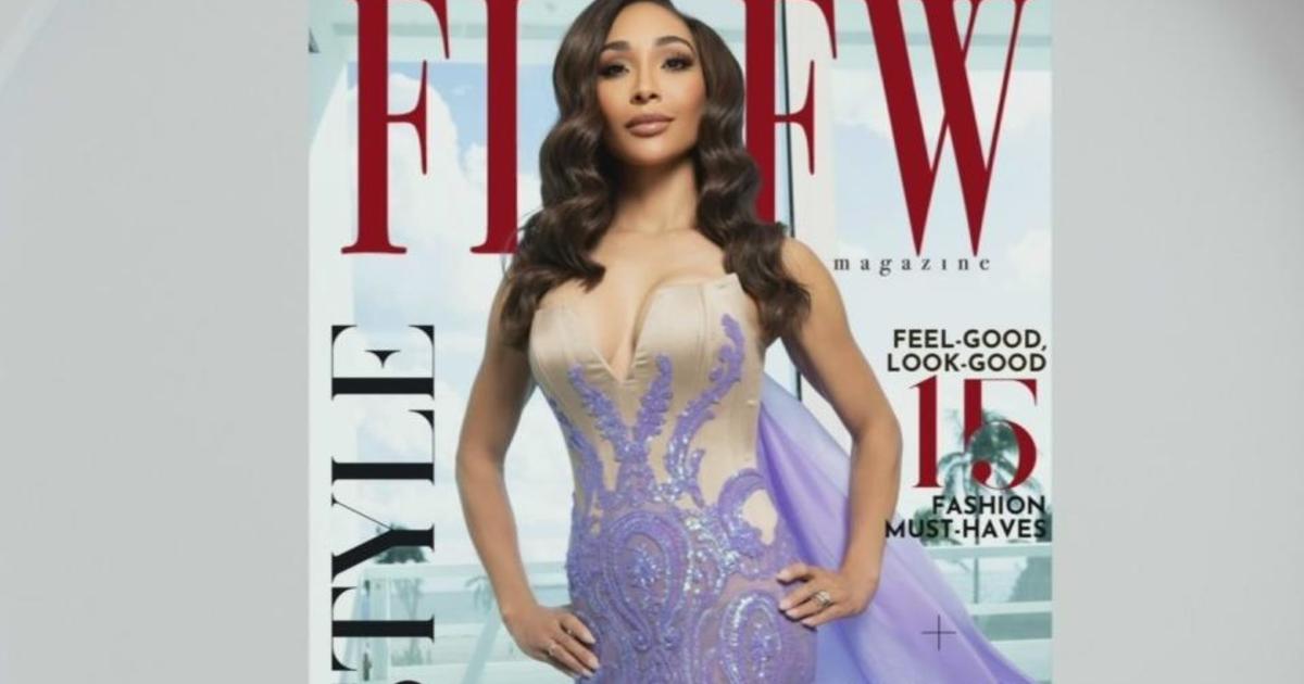 CBS Miami’s Najahe Sherman graces cover of Fort Lauderdale Fashion Week’s winter issue