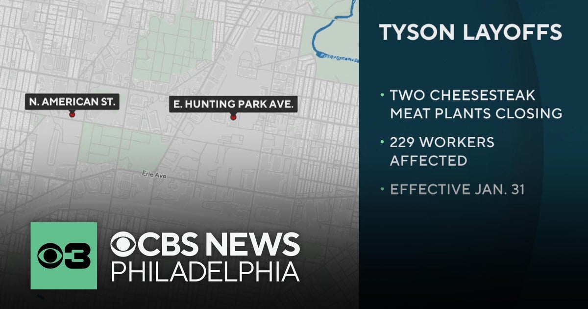 Tyson Foods plans to close two plants in Philadelphia