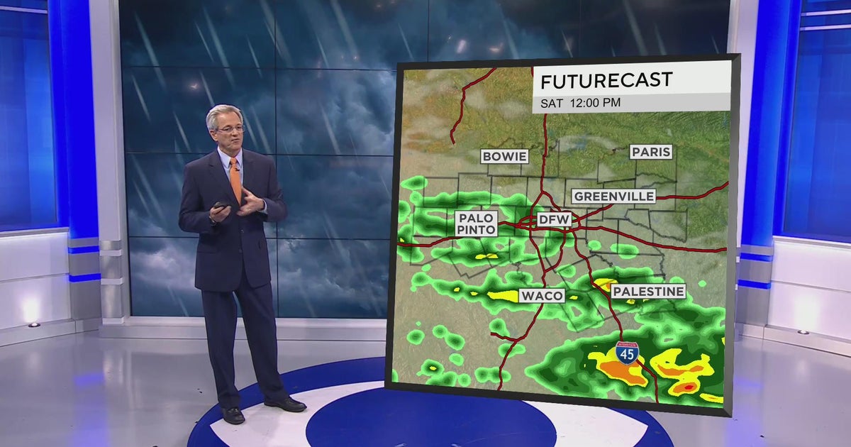 Wet weekend ahead in North Texas - CBS Texas
