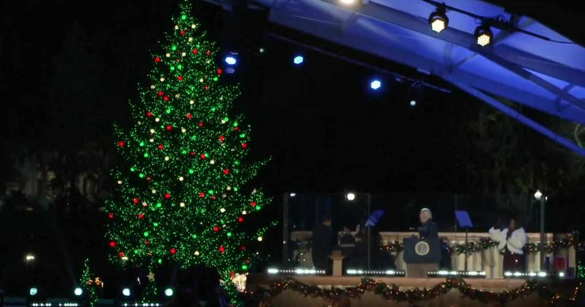 Biden holds his final White House Christmas tree lighting ceremony