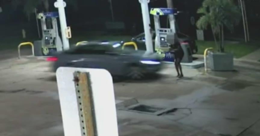 Driver who intentionally hit woman at Pembroke Park gas station arrested, police say Driver who intentionally hit woman at Pembroke Park gas station arrested, police say