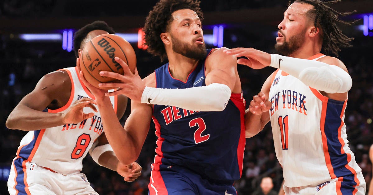 Cunningham has triple-double to lead Pistons to victory over Knicks