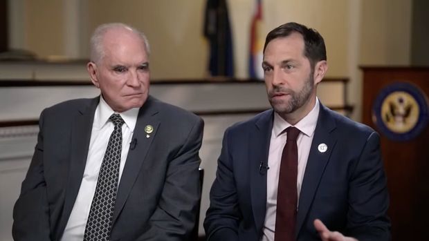Reps. Mike Kelly and Jason Crow on "Face the Nation with Margaret Brennan."
