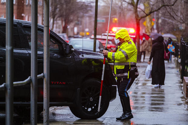 Pickup Truck Strikes Pedestrian in Woodside 