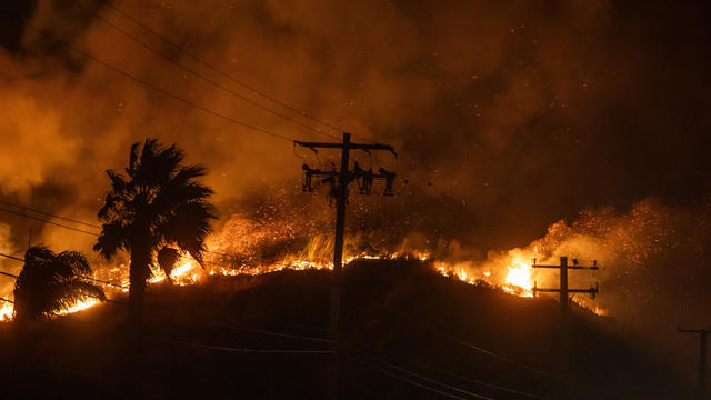 Franklin Fire Spreads Quickly 5 Miles North Of Downtown Malibu 