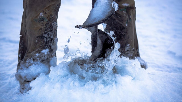 US-LIFESTYLE-ICE FISHING 