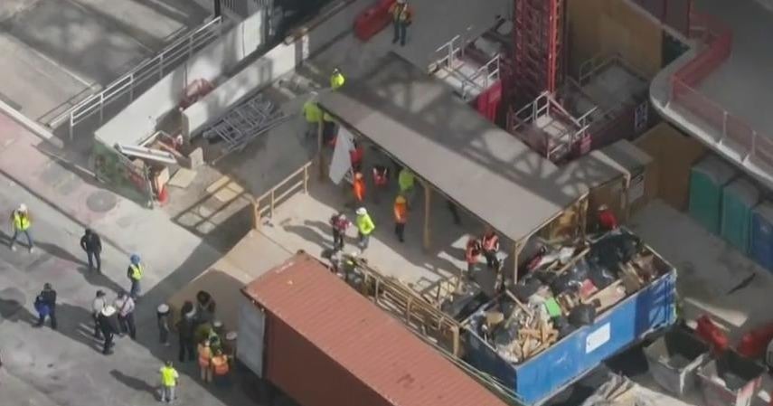 Three people injured in Surfside construction accident Three people injured in Surfside construction accident