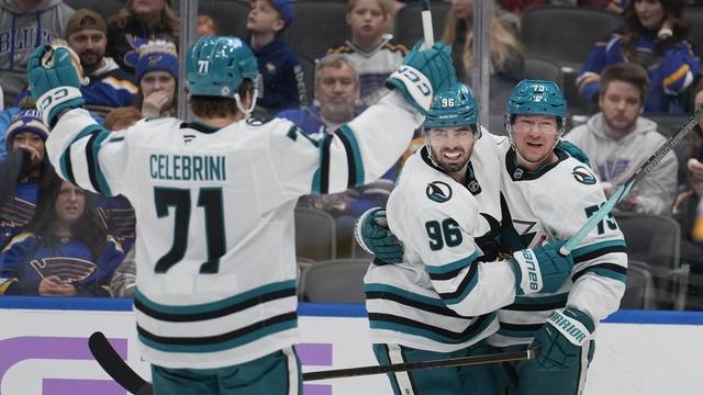 Sharks beat Blues 