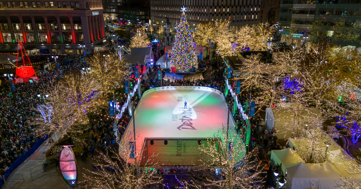 Campus Martius Ice Rink in downtown Detroit voted best in the country