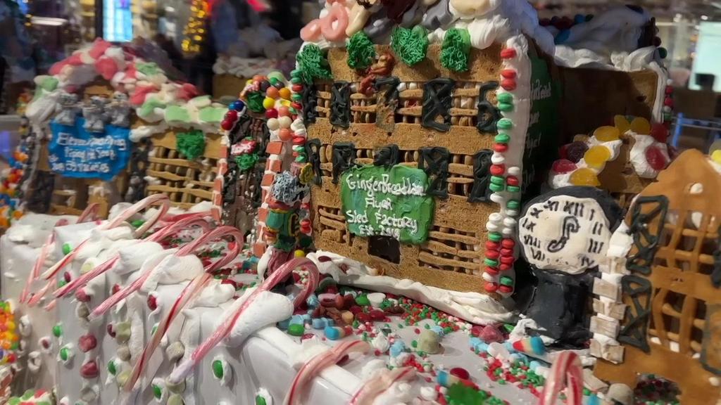 Meet the man behind the world's largest gingerbread village, now on display in NYC