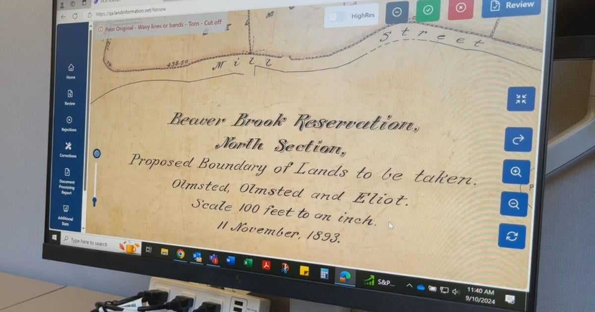 Newly digitized Massachusetts DCR blueprints of iconic roads and parks that are accessible