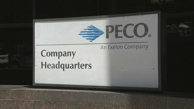 A photo of the sign at the PECO company headquarters 