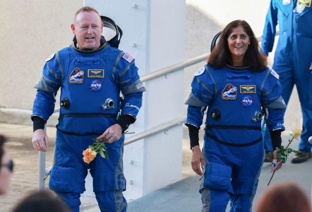 NASA astronauts Butch Wilmore and Suni Williams