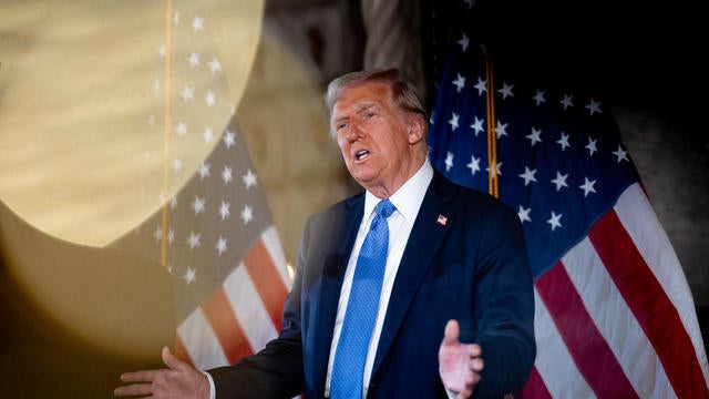 President-Elect Trump Speaks To The Press At Mar-A-Lago 