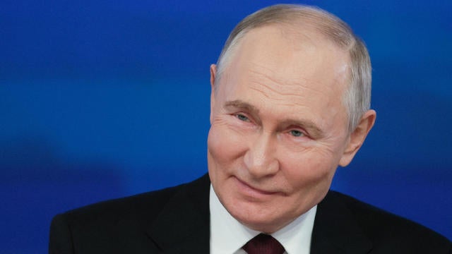 Russian President Putin holds his annual press conference 