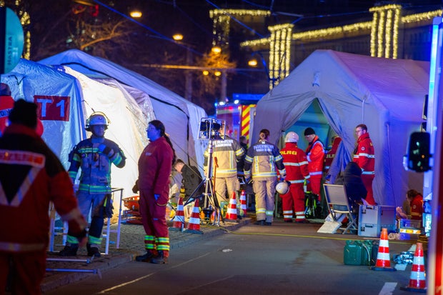 At Least One Dead And Dozens Injured After Car Plows Into Magdeburg Christmas Market
