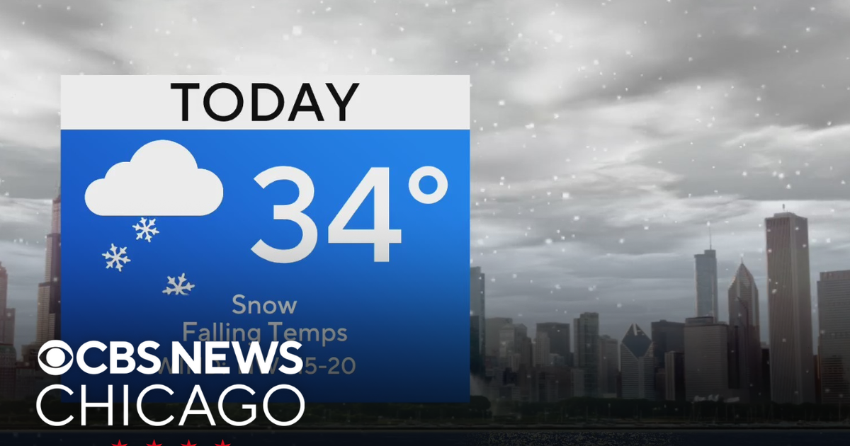 Snowy Friday morning commute in Chicago - CBS Chicago