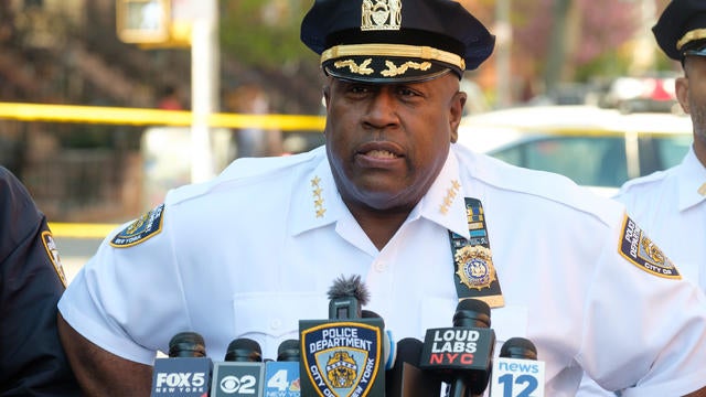 NYPD Chief of Department Jeffrey Maddrey seen around New 