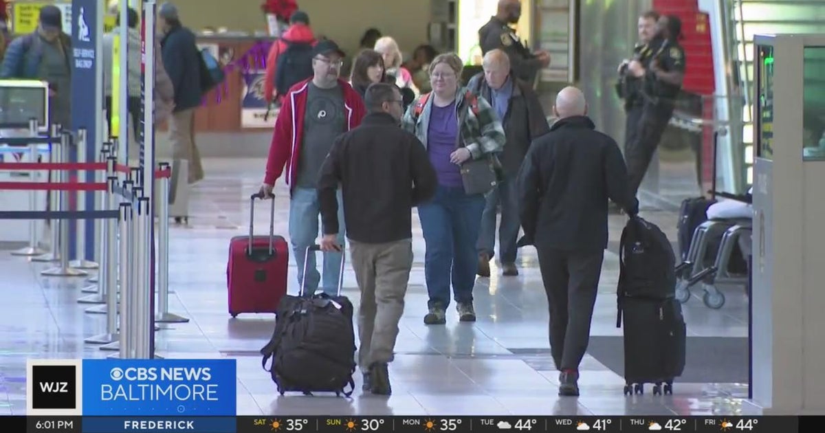 BWI flyers see fairly low wait times despite busy year-end travel ...