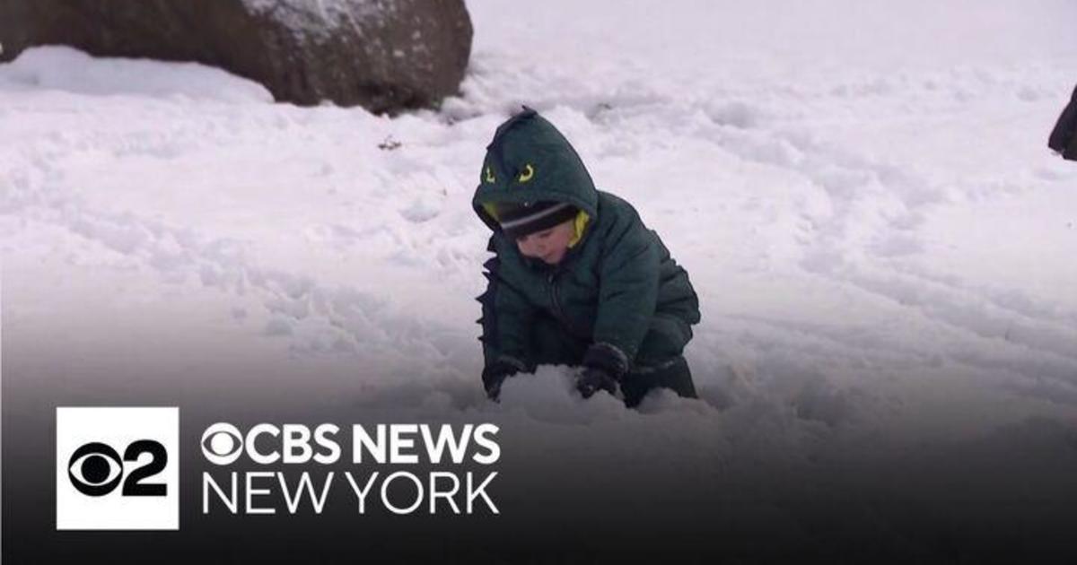 Many in New Jersey are getting out and enjoying several inches of snow