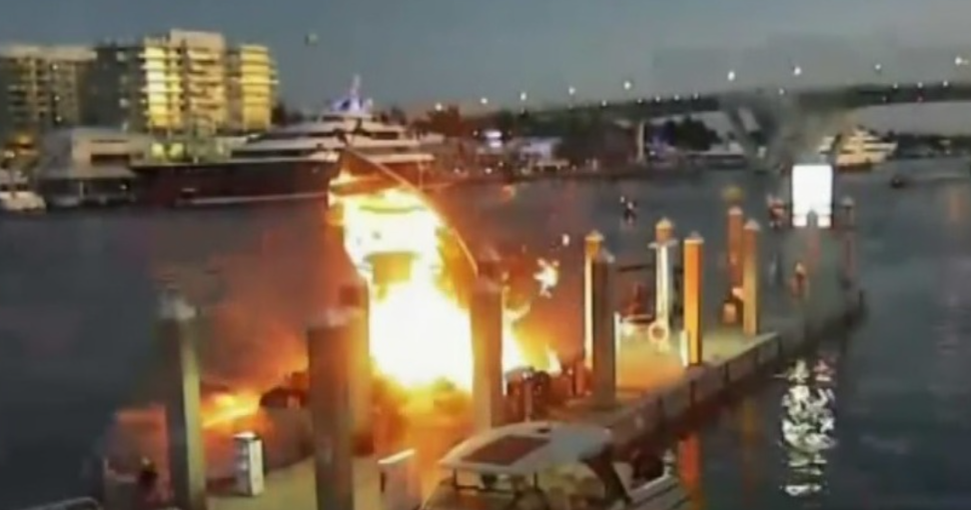 Quebec man dies in boat explosion in Fort Lauderdale captured on video Quebec man dies in boat explosion in Fort Lauderdale captured on video