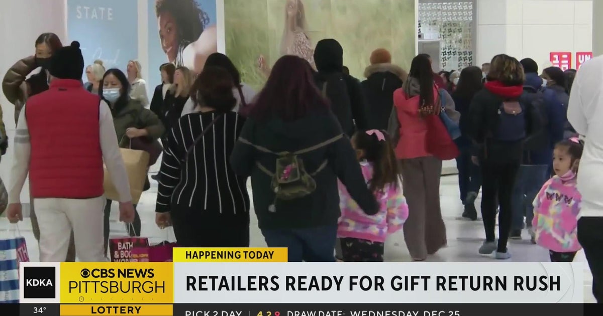Tips and tricks for the gift return rush - CBS Pittsburgh