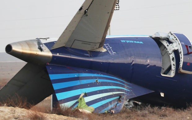 The collection of evidence at the crash site of an Azerbaijani passenger plane in Aktau is ongoing