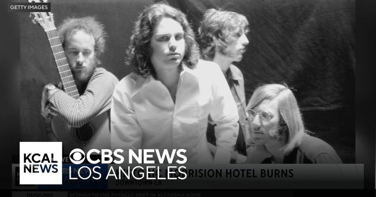 Historic Morrison Hotel in downtown LA goes up in flames - CBS Los Angeles