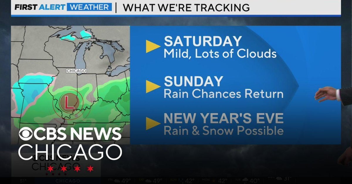 Chicago area drying out on Saturday before rain returns Sunday - CBS ...