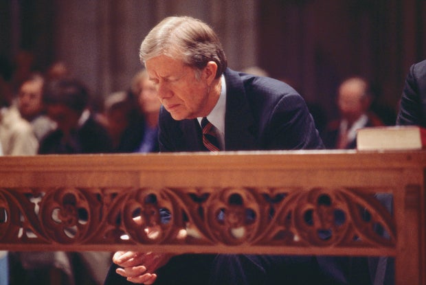 Jimmy Carter at Interfaith Prayer Service For Hostages In Iran