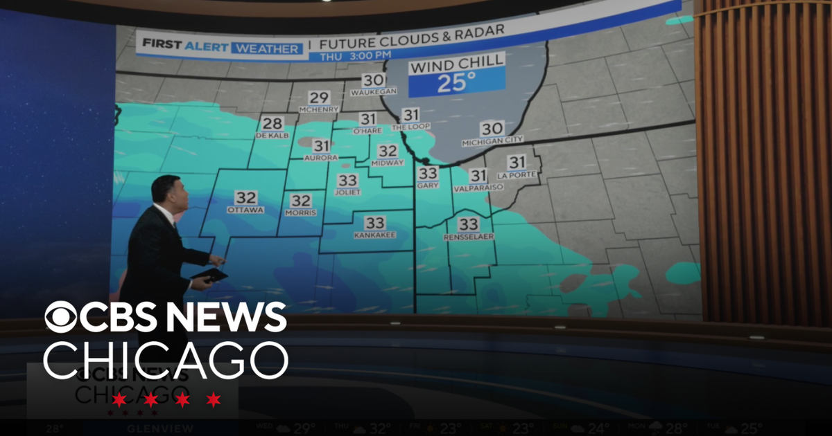 Snow coming to Chicago area Thursday, cold for days to come - CBS Chicago