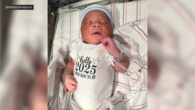 Pop Shawn'Kartier Young, first baby born at Jefferson Einstein in 2025 