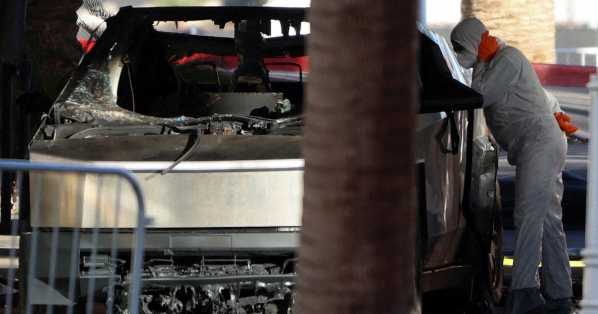 Tesla Cybertruck explosion outside Trump Hotel in Las Vegas investigated as possible act of terrorism Tesla Cybertruck explosion outside Trump Hotel in Las Vegas investigated as possible act of terrorism