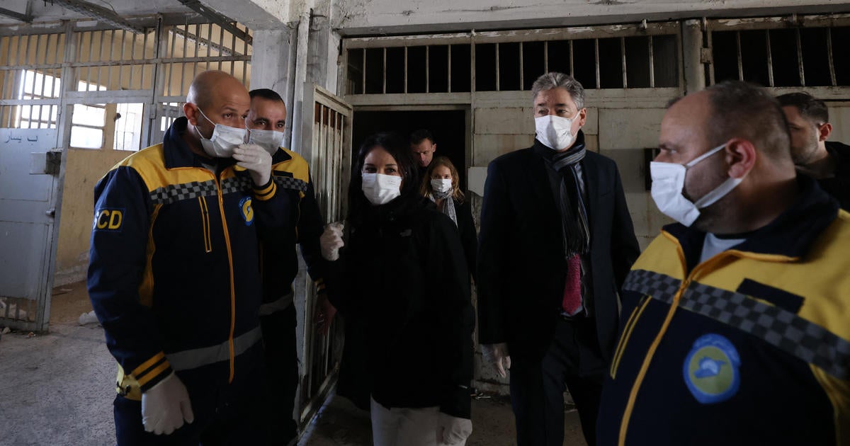 Top EU diplomats visit ousted Assad regime's prison of horrors in Syria