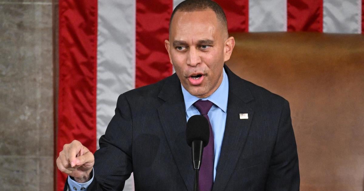 Jeffries outlines priorities for Democrats after Johnson wins House speaker vote