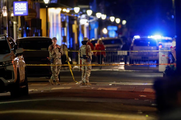 Driver crashes into crowd celebrating New Year's Day in New Orleans' Bourbon Street 