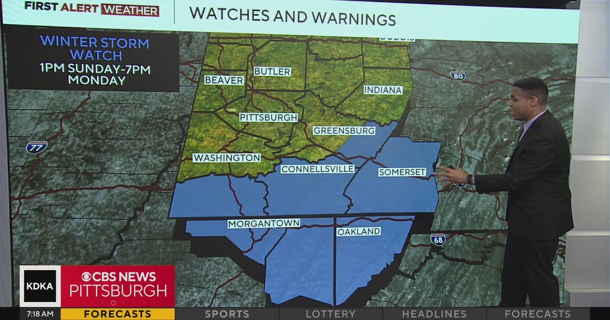 KDKA-TV Morning Forecast (1/4) - CBS Pittsburgh