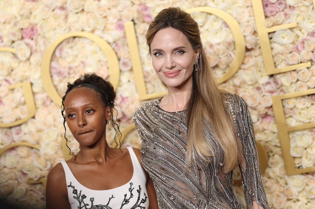 Zahara Jolie and Angelina Jolie
